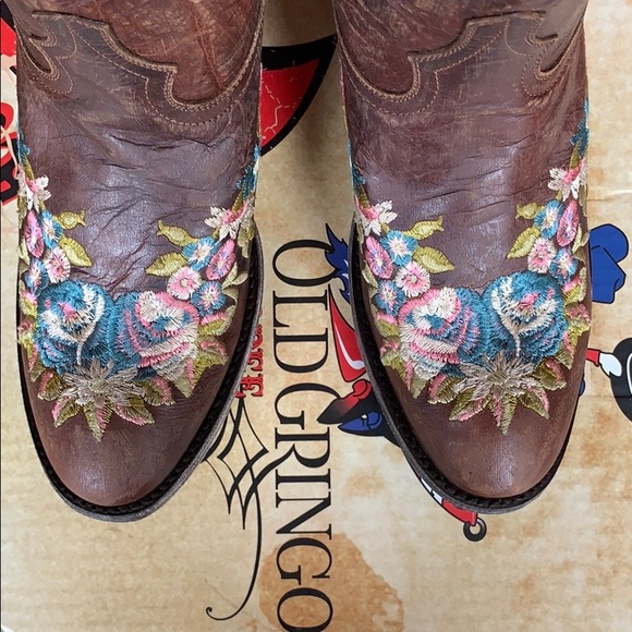 OLD GRINGO NEW! Anna Sui Floral Embroidered Boots - Picture 8 of 8